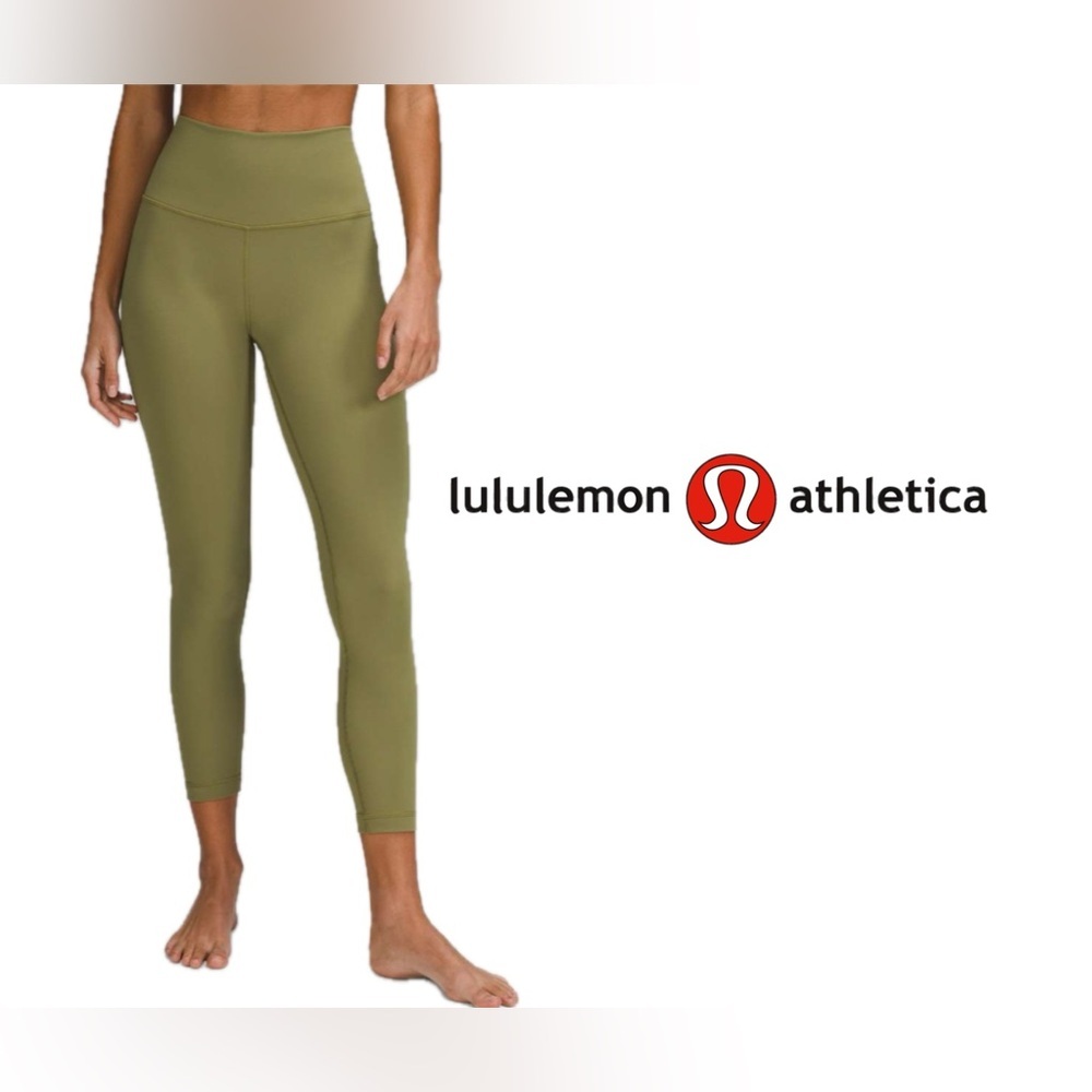 lululemon athletica Olive Green High-Rise Leggings
